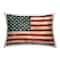 Stupell Industries Rustic American Flag, Rustic American Flag Outdoor Printed Pillow